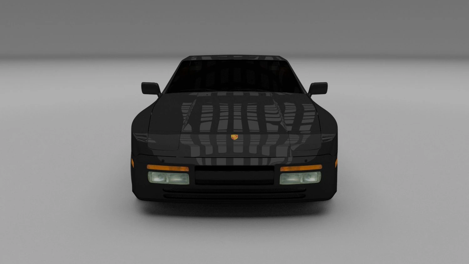 porsche 944 turbo 3D Model .c4d .max .obj .3ds .fbx .stl .blend