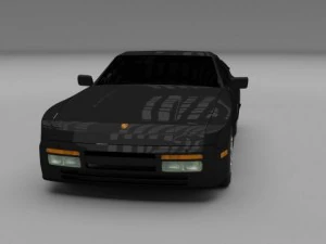 porsche 944 turbo 3D Model