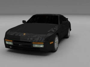 porsche 944 turbo 3D Model