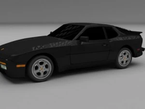 porsche 944 turbo 3D Model