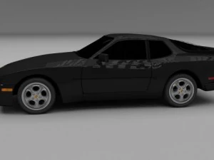 porsche 944 turbo 3D Model