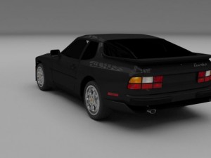 porsche 944 turbo 3D Model