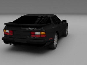 porsche 944 turbo 3D Model