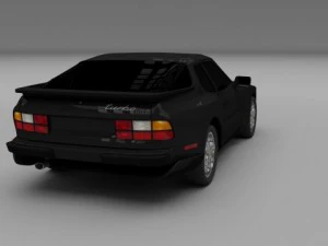 porsche 944 turbo 3D Model