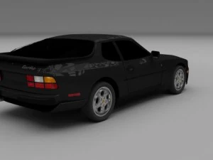 porsche 944 turbo 3D Model