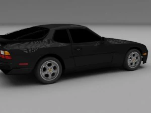 porsche 944 turbo 3D Model