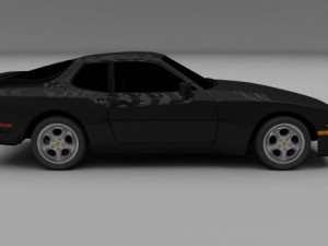 porsche 944 turbo 3D Model