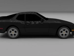 porsche 944 turbo 3D Model