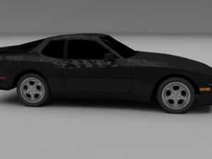 porsche 944 turbo 3D Model