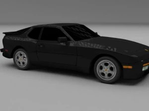 porsche 944 turbo 3D Model