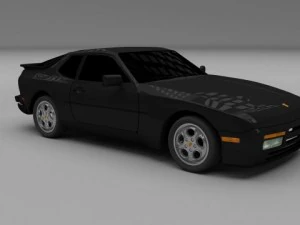 porsche 944 turbo 3D Model
