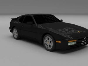 porsche 944 turbo 3D Model