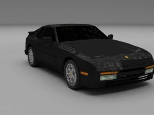 porsche 944 turbo 3D Model