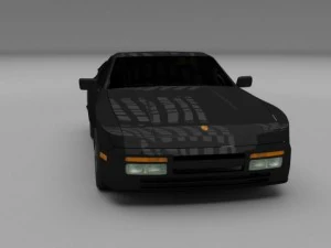porsche 944 turbo 3D Model