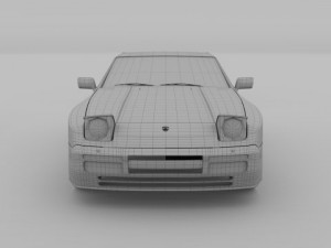 porsche 944 turbo 3D Model