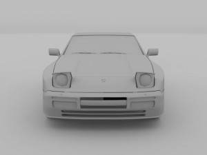 porsche 944 turbo 3D Model