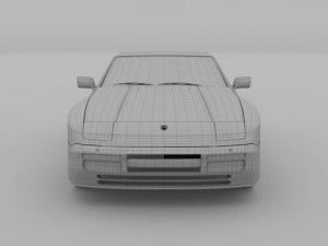 porsche 944 turbo 3D Model