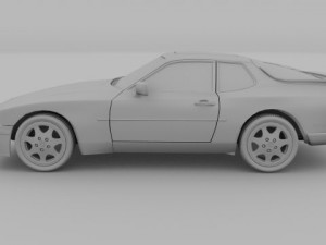 porsche 944 turbo 3D Model