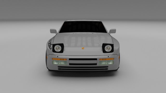 porsche 944 turbo s Model 3D .c4d .max .obj .3ds .fbx .stl .blend 