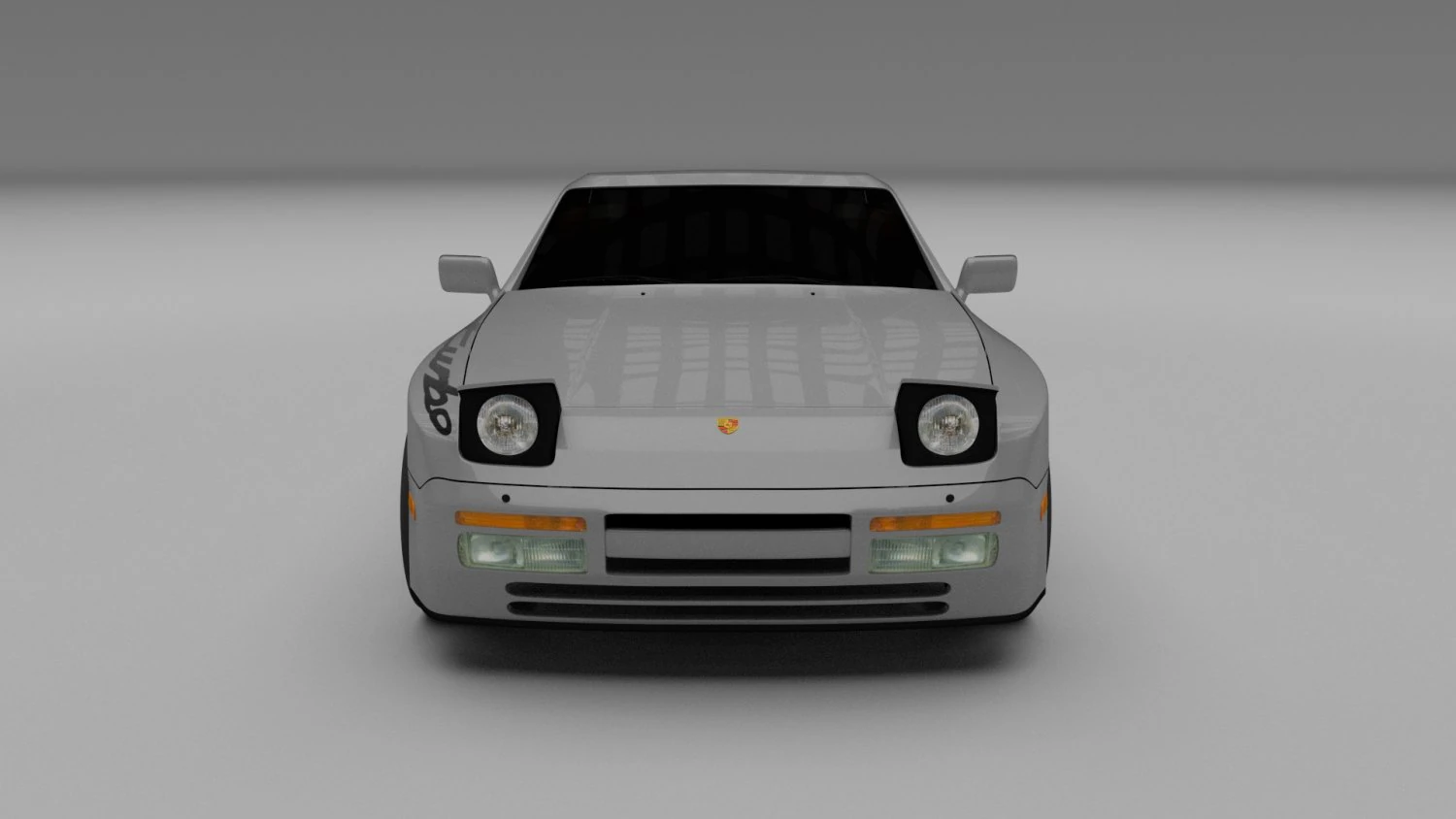 porsche 944 turbo s 3D Model .c4d .max .obj .3ds .fbx .stl .blend