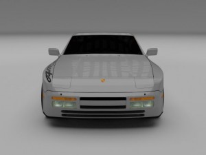 porsche 944 turbo s Model 3D