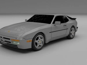 porsche 944 turbo s 3D Model