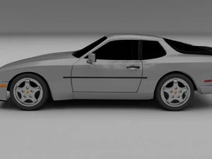 porsche 944 turbo s 3D Model