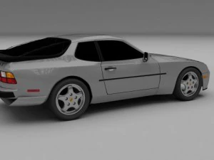 porsche 944 turbo s 3D Model