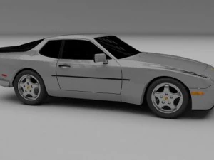 porsche 944 turbo s 3D Model