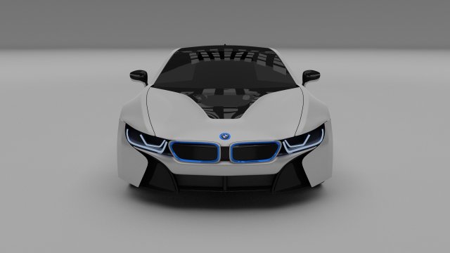 bmw i8 3D Модель .c4d .max .obj .3ds .fbx .stl .blend 