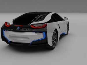 bmw i8 3D Модель