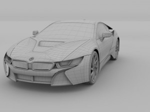 bmw i8 3D Модель