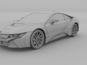 bmw i8 3D Модель