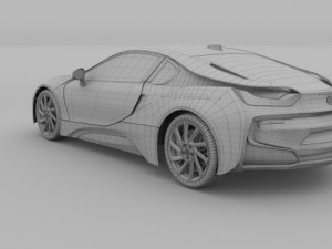 bmw i8 3D Модель