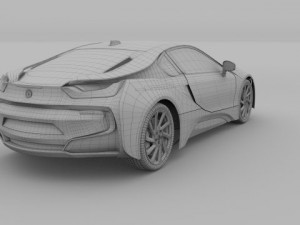 bmw i8 3D Модель