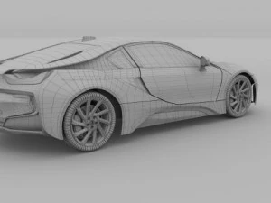 bmw i8 3D Model