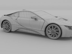bmw i8 3D Модель