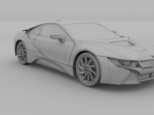 bmw i8 3D Модель