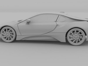 bmw i8 3D Модель