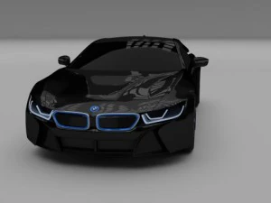 BMW i8 Modello 3D