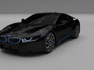 BMW i8 Modello 3D