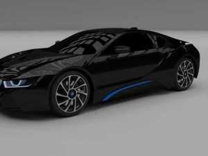 BMW i8 Modello 3D