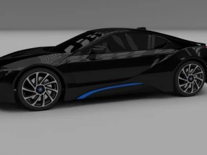 BMW i8 Modello 3D