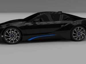BMW i8 Modello 3D