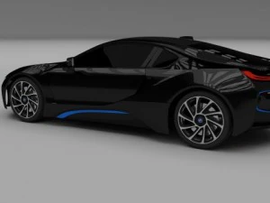 BMW i8 Modello 3D