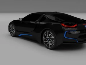 BMW i8 Modello 3D