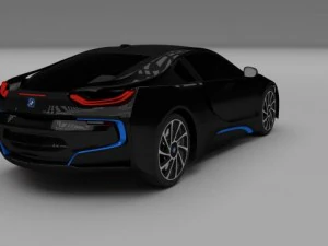 BMW i8 Modello 3D