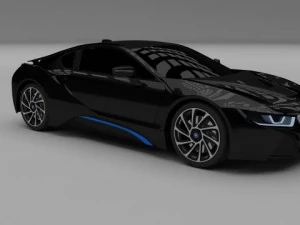 BMW i8 Modello 3D