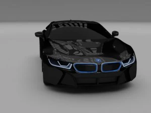 BMW i8 Modello 3D