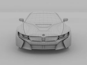 BMW i8 Modello 3D